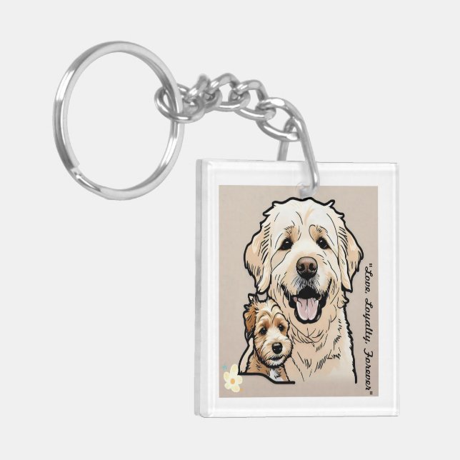 "Snuggle Squad" Key Ring (Front Left)