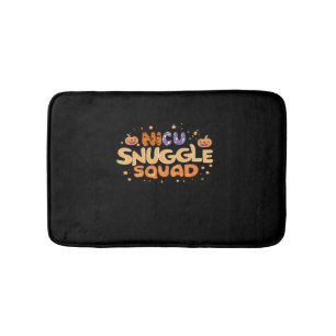 Snuggle Squad NICU Nurse Neonatal Nurse Halloween  Bath Mat