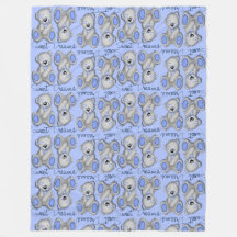 Snuggle Sweet Dreams Teddy-soft blue