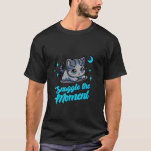 Snuggle The Moment Cute Baby Diaper Kitten Cuddle T-Shirt