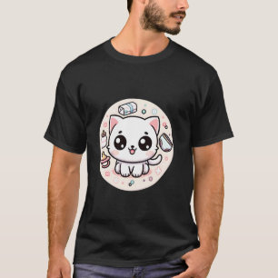 Snuggle The Moment Cute Baby Diaper Kitten Cuddle T-Shirt