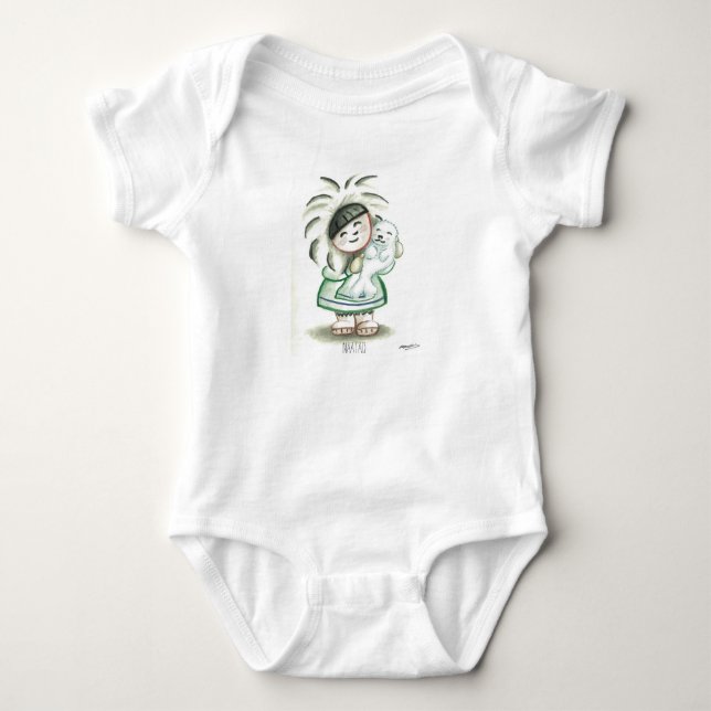 Snuggle Time! Baby One-Piece Bodysuit (Front)