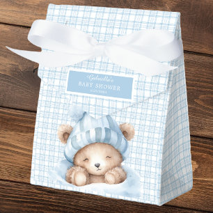 Snuggle Up Bear Baby Shower Favour Box