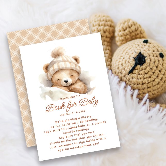 Snuggle Up Bear Book for Baby Enclosure Card (Creator Uploaded)