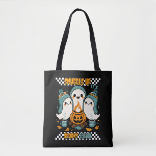 Snuggle Up It’s Spooky Season Tote Bag