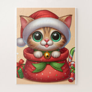 Snuggle up to holiday magic with this adorable  jigsaw puzzle