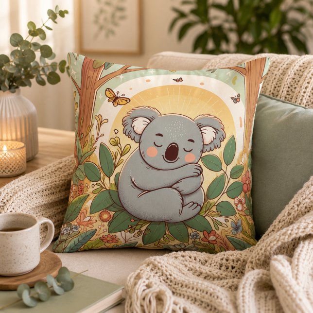 Snuggle Up with Our Adorable Koala Plush Pillow (Snuggle Up with Our Adorable Koala Plush Pillow)
