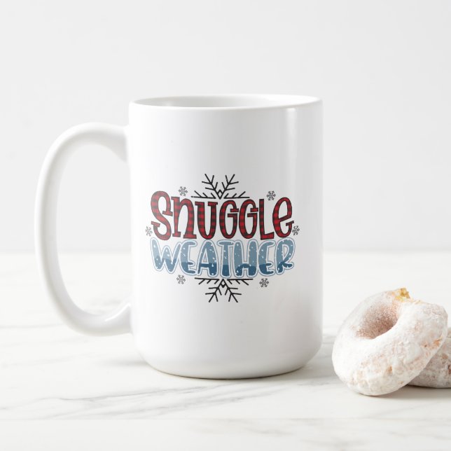 Snuggle Weather Hot Cocoa Coffee Mug (With Donut)