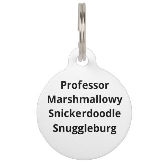 SnuggleNames: Custom Pet Name ID Tag