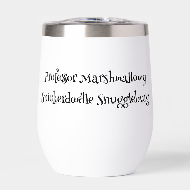 SnuggleNames Gift Water Bottle - Style 1 (Front)