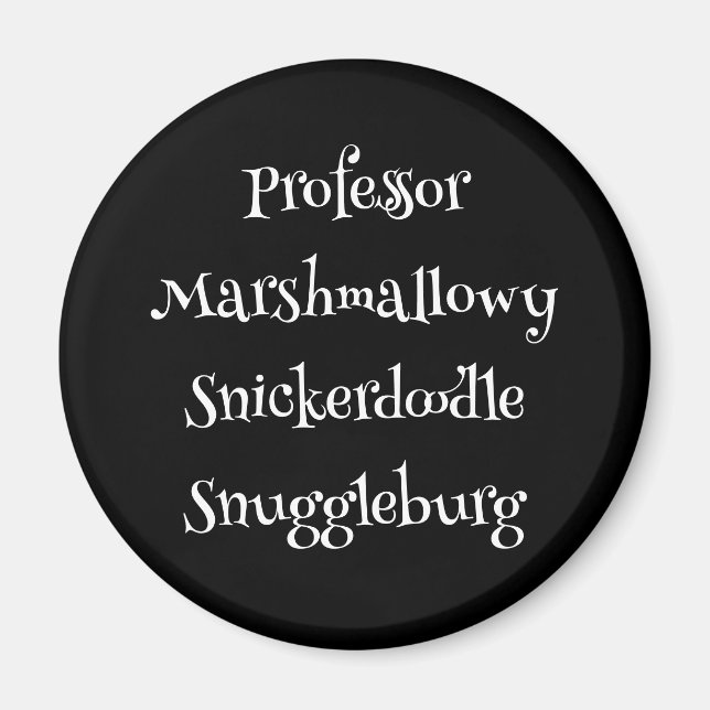 SnuggleNames: Personalised Love Magnet (Front)