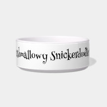 SnuggleNamesGifts Custom Pet Bowl - Medium