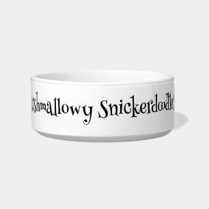 SnuggleNamesGifts Custom Pet Bowl - Medium