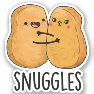 Snuggles Funny Nugget Couple Pun