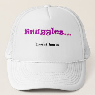 Snuggles... I must has it. Trucker Hat
