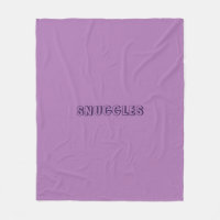 "Snuggles" lavender purple violet