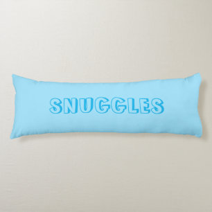 "Snuggles" Light blue Body Cushion