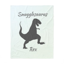 Snugglesaurus Rex Blanket