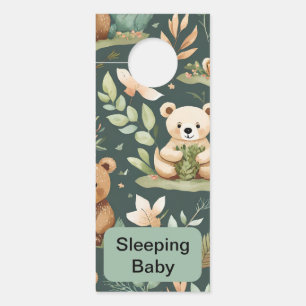 Snuggly Bear Hug Baby Door Hanger