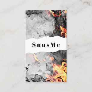 Snus Shop Tobacco Vape Smoke CBD oil Business Card