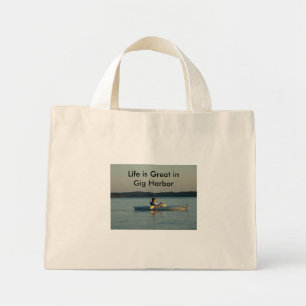 SNV10572, Life is Great in Gig Harbour Mini Tote Bag