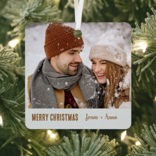 So beautiful couple photo modern stylish design metal tree decoration