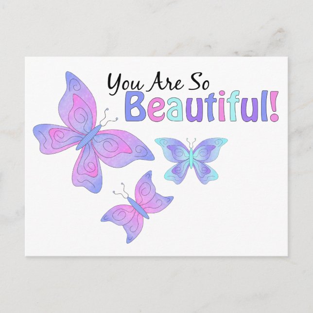 So Beautiful! Postcard (Front)