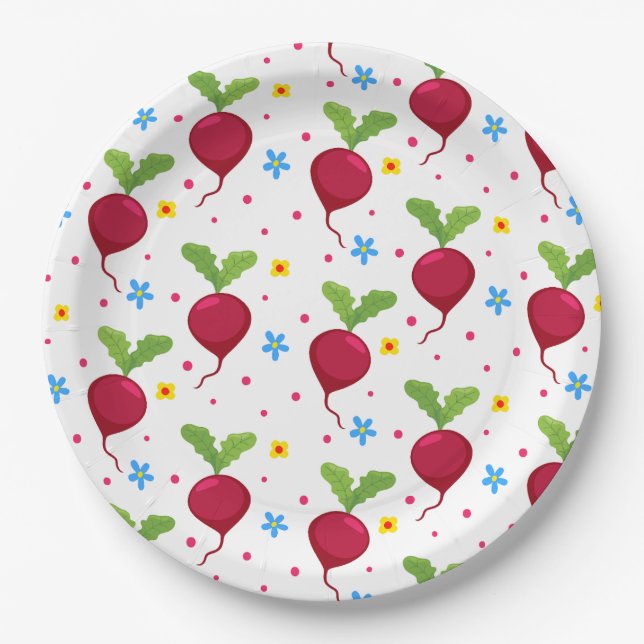 So Beet-utiful Paper Plate (Front)
