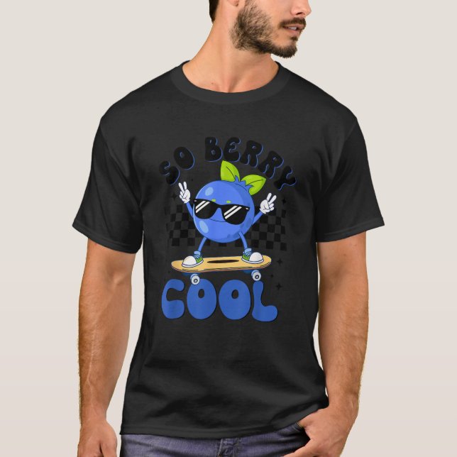So Berry Cool Fruit Lover Blueberry Season Blueber T-Shirt (Front)