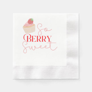 So Berry Sweet dessert napkin