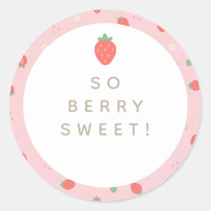 So Berry Sweet! Strawberry Gift Tags