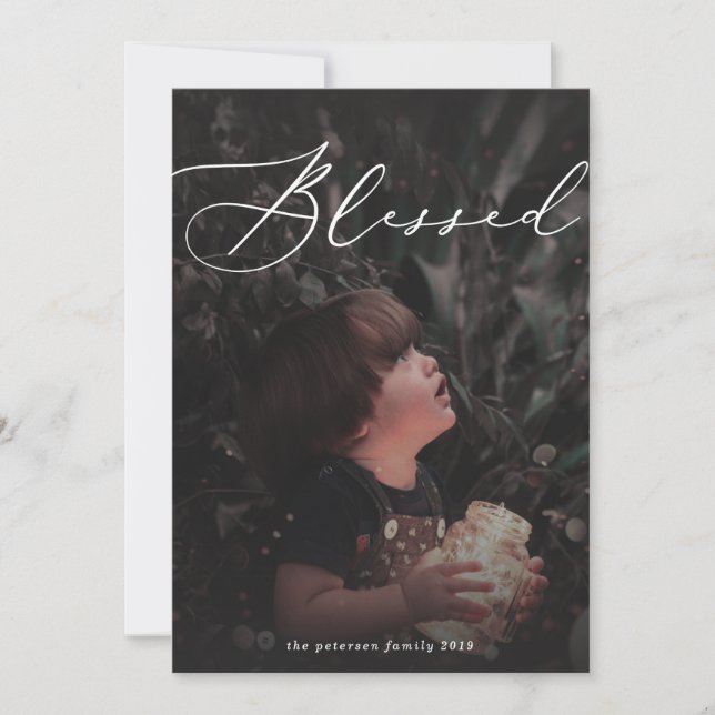 so blessed holiday card (Front)