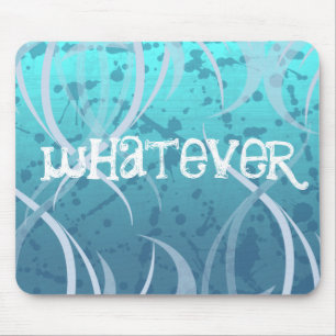 So Blue Whatever Punk Mousepad