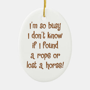 So Busy! Ceramic Tree Decoration