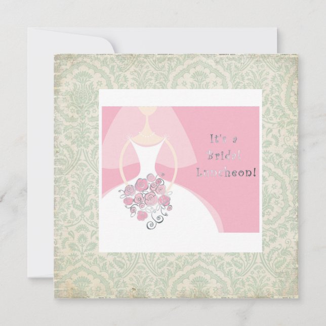 So Chic Bridal Luncheon invitation (Front)