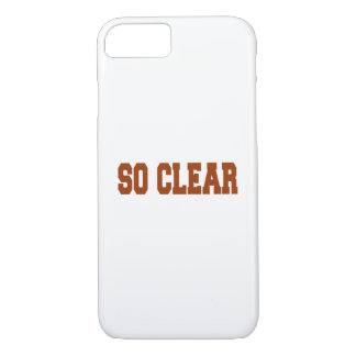 so clear iPhone 8/7 case