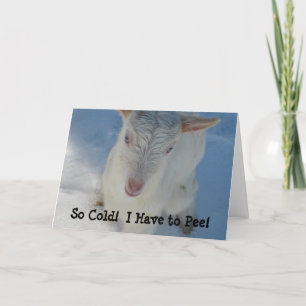 So Cold! I Have to Pee! Card