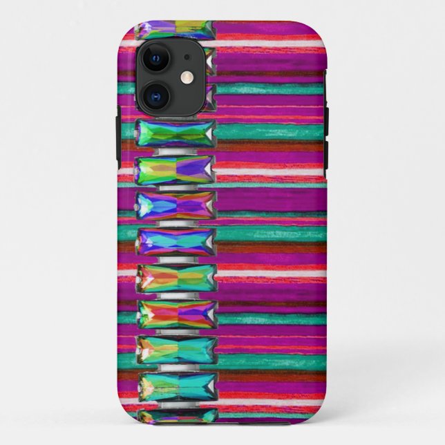 So Cool Iridescent Glow Rhinestone Iphone 5 Case (Back)
