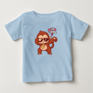 so cool monkey kid baby T-Shirt