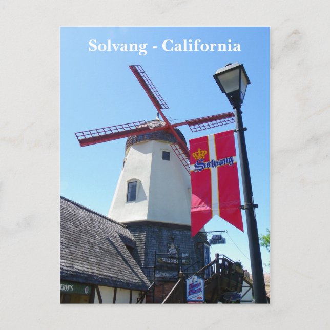 So Cool Solvang Postcard! Postcard (Front)