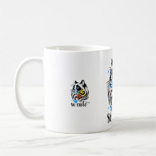 So Cute Cat Splash – Colorful Artistic Kitty Coffe Coffee Mug