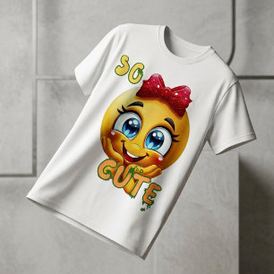 So Cute Emoji Face Kids T-Shirt cute Smiling &..