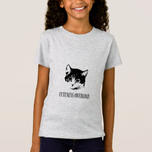 So cute! Funny cat t-shirt with an adorable kitten