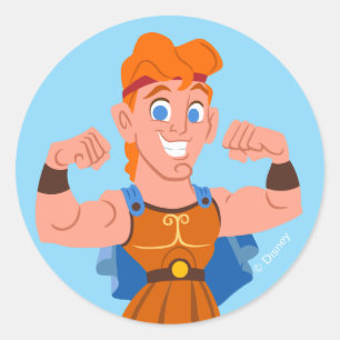 So Cute Hercules Classic Round Sticker