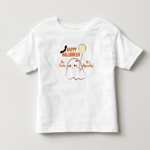 So Cute, It's Spooky Girl's 1st Halloween Ghost  Toddler T-Shirt