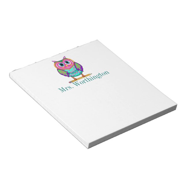 So Cute Owl Note Pad (Angled)