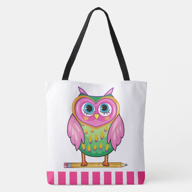 So Cute Owl Tote - See Back Bag (Back)