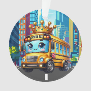 SO CUTE School Bus  Ornament