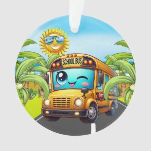 SO CUTE School Bus  Ornament