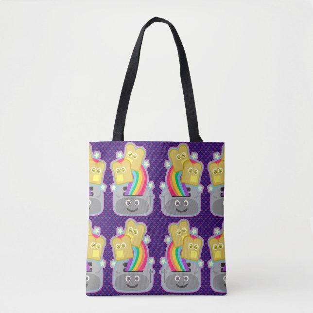 So Cute Toast Mania Tote Bag (Front)